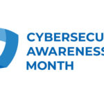 Cybersecurity Awareness Month in blue