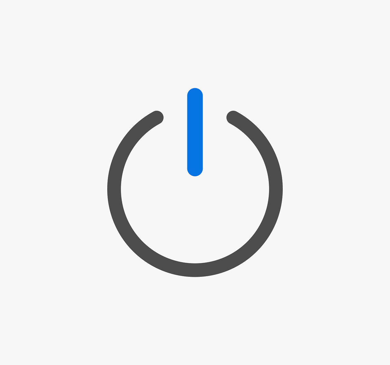 Picture of a computer power button
