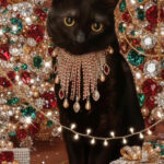 Christmas card with Gracie, the UTIA Chief Information Security Kitty