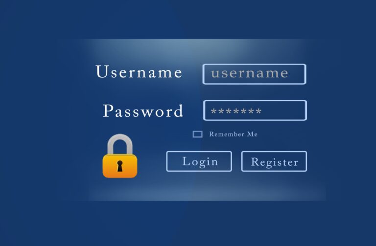 secure login screen